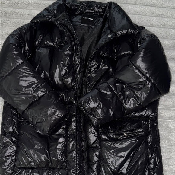 Fashion Nova Black Puffer Coat - Picture 4 of 7